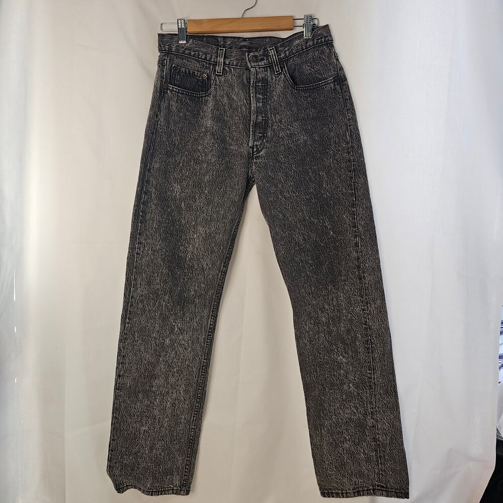 Levi's Vintage 90" 501 Straight Jean Faded Black size 31